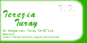 terezia turay business card